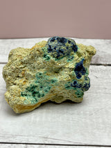 Azurite and Malachite Specimen 335g - RARE - Dream Enhancement