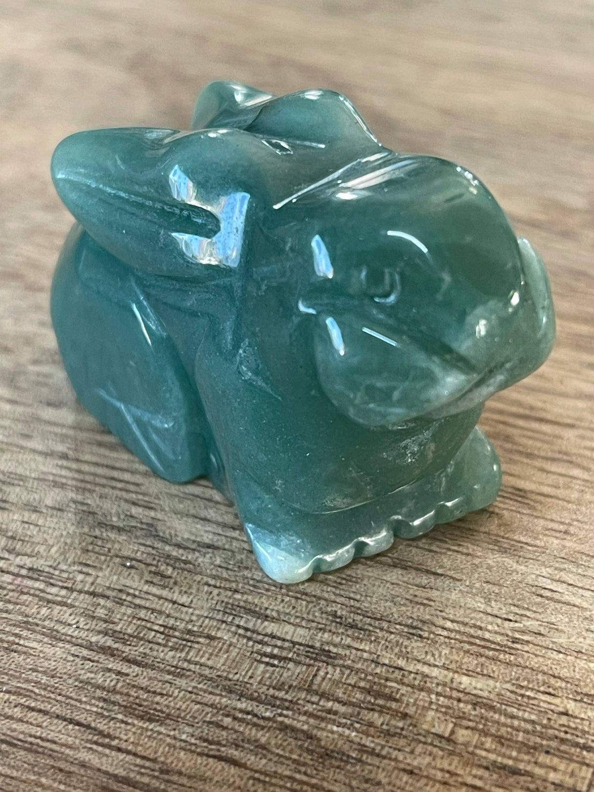 Green Aventurine Rabbit Carving - Love. Growth. Fortune.