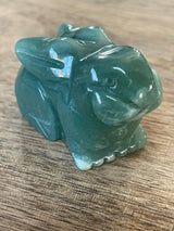 Green Aventurine Rabbit Carving - Love. Growth. Fortune.