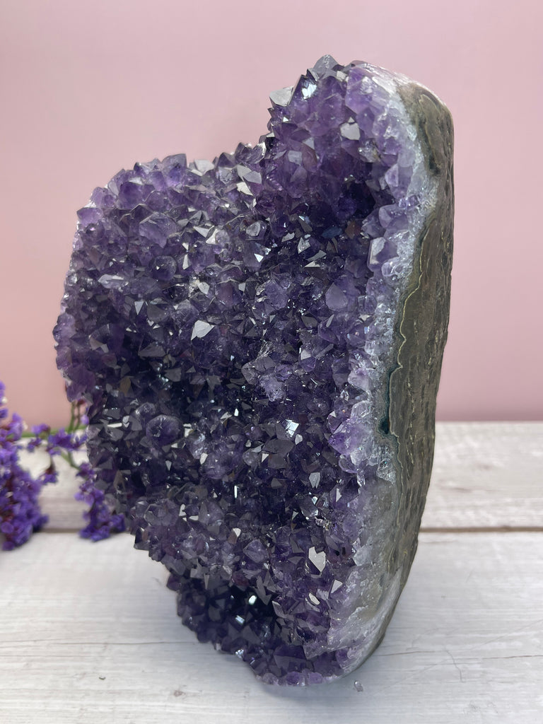 Amethyst Cluster Uruguay Dark Purple 2.5kg -  Protection. Intuition. Healing.