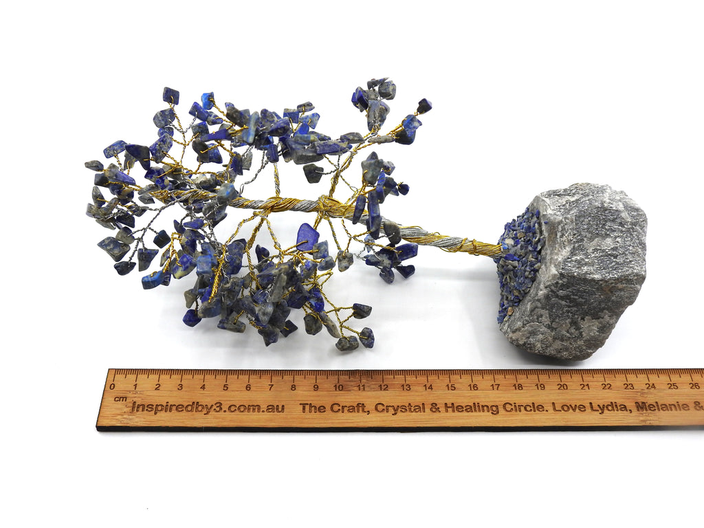 Lapis Lazuli Crystal Tree - Stress Release & Communication