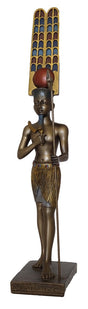 "Amun-Ra bronze statue – Egyptian Sun God and Creator of Life, symbol of light, power and divine wisdom"